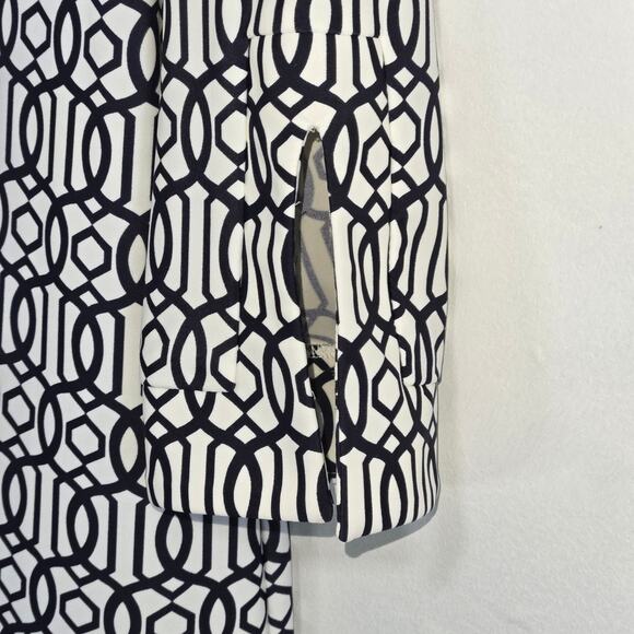 Jude Connally Blue And White Tunic A-Line Dress. Size Large. - Picture 4 of 8